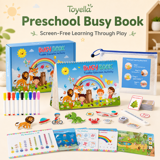 Toyella™ Preschool Busy Book