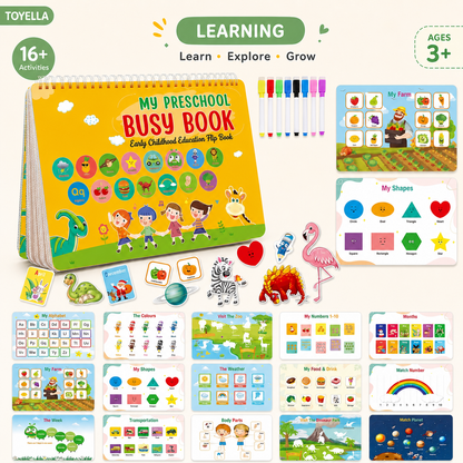 Toyella™ Preschool Busy Book