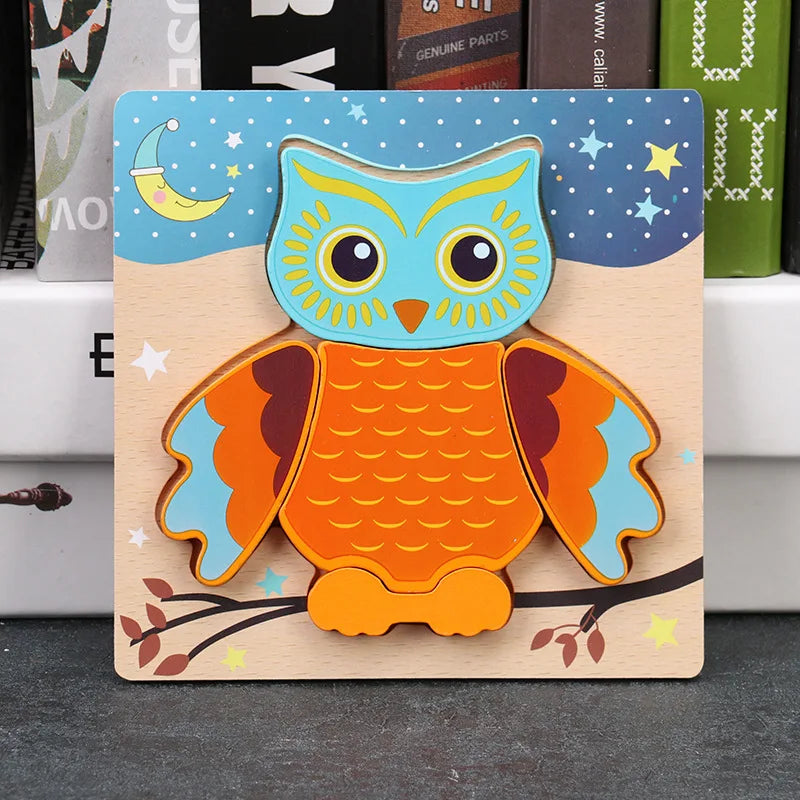 Toyella™ My First Wooden Puzzle | Animal & Vehicle Designs