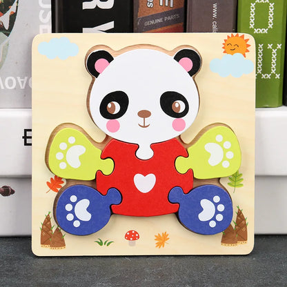 Toyella™ My First Wooden Puzzle | Animal & Vehicle Designs