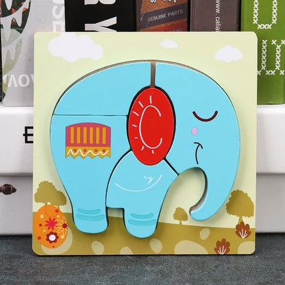 Toyella™ My First Wooden Puzzle | Animal & Vehicle Designs