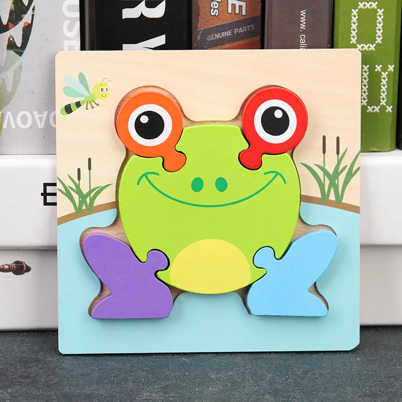 Toyella™ My First Wooden Puzzle | Animal & Vehicle Designs