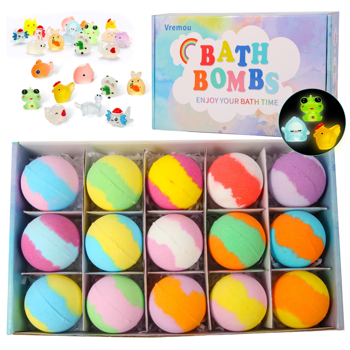 Toyella™ Ocean Surprise Bath Bomb Set (12-Piece or 24-Piece)