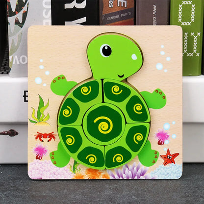 Toyella™ My First Wooden Puzzle | Animal & Vehicle Designs