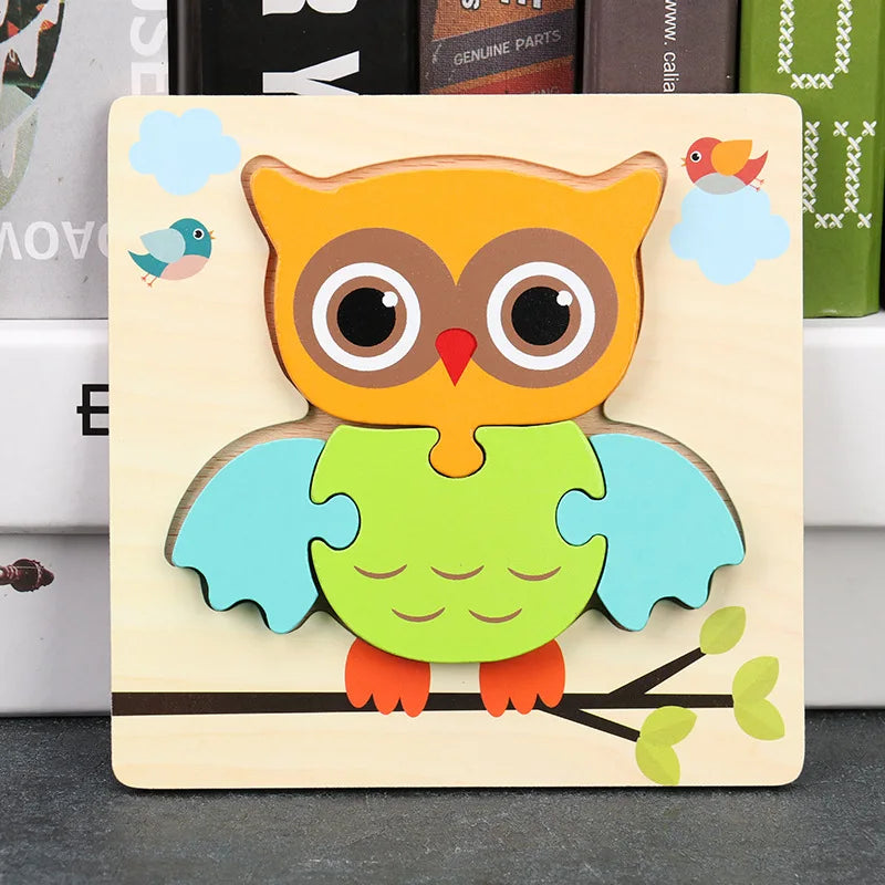 Toyella™ My First Wooden Puzzle | Animal & Vehicle Designs