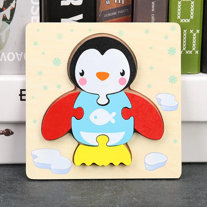 Toyella™ My First Wooden Puzzle | Animal & Vehicle Designs
