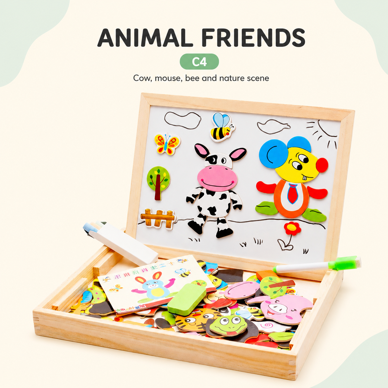 Toyella Magnetic Creative Board Animal Friends variant C4