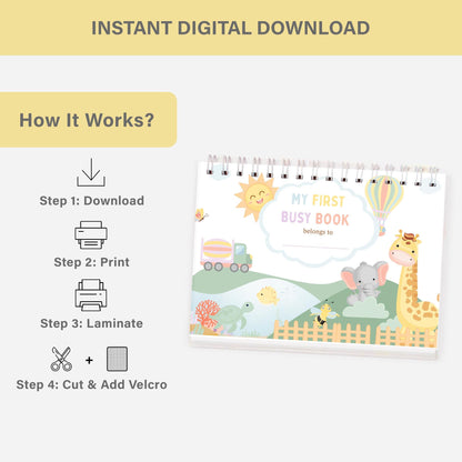Toyella Printable Busy Book Pack