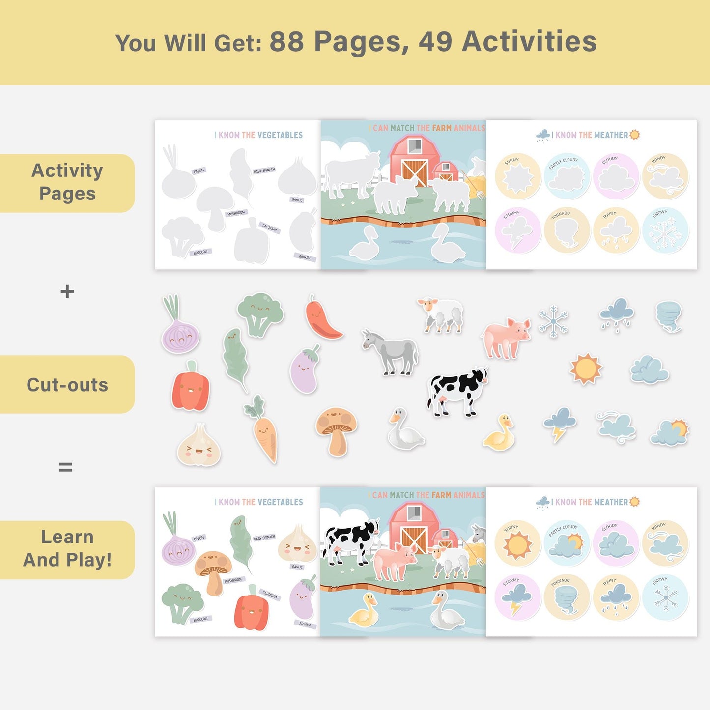 Toyella Printable Busy Book Pack
