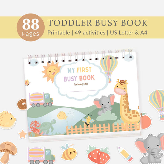 Toyella Printable Busy Book Pack