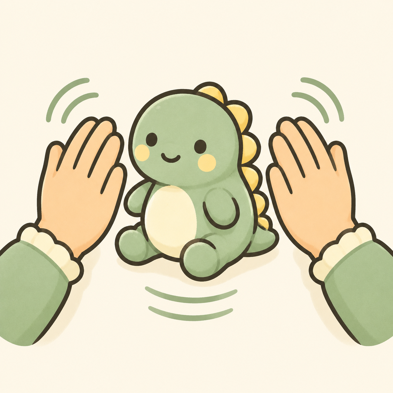 Toyella gentle movement and interaction icon