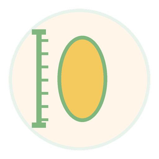Product size detail icon