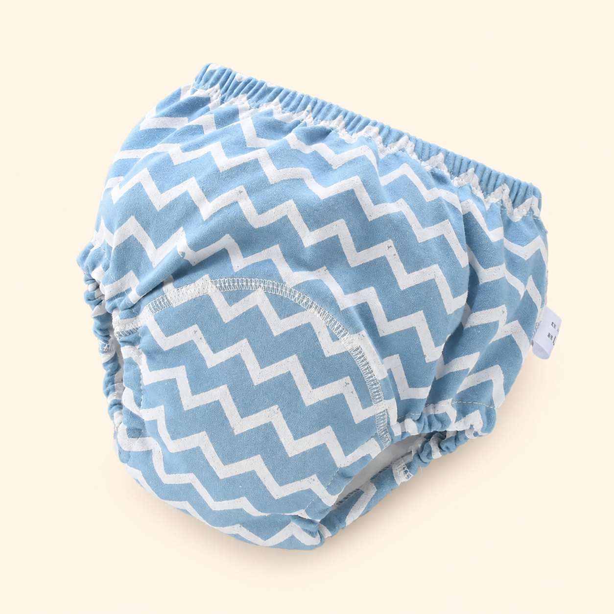 Toyella potty training pants - Blue stripe - cream background