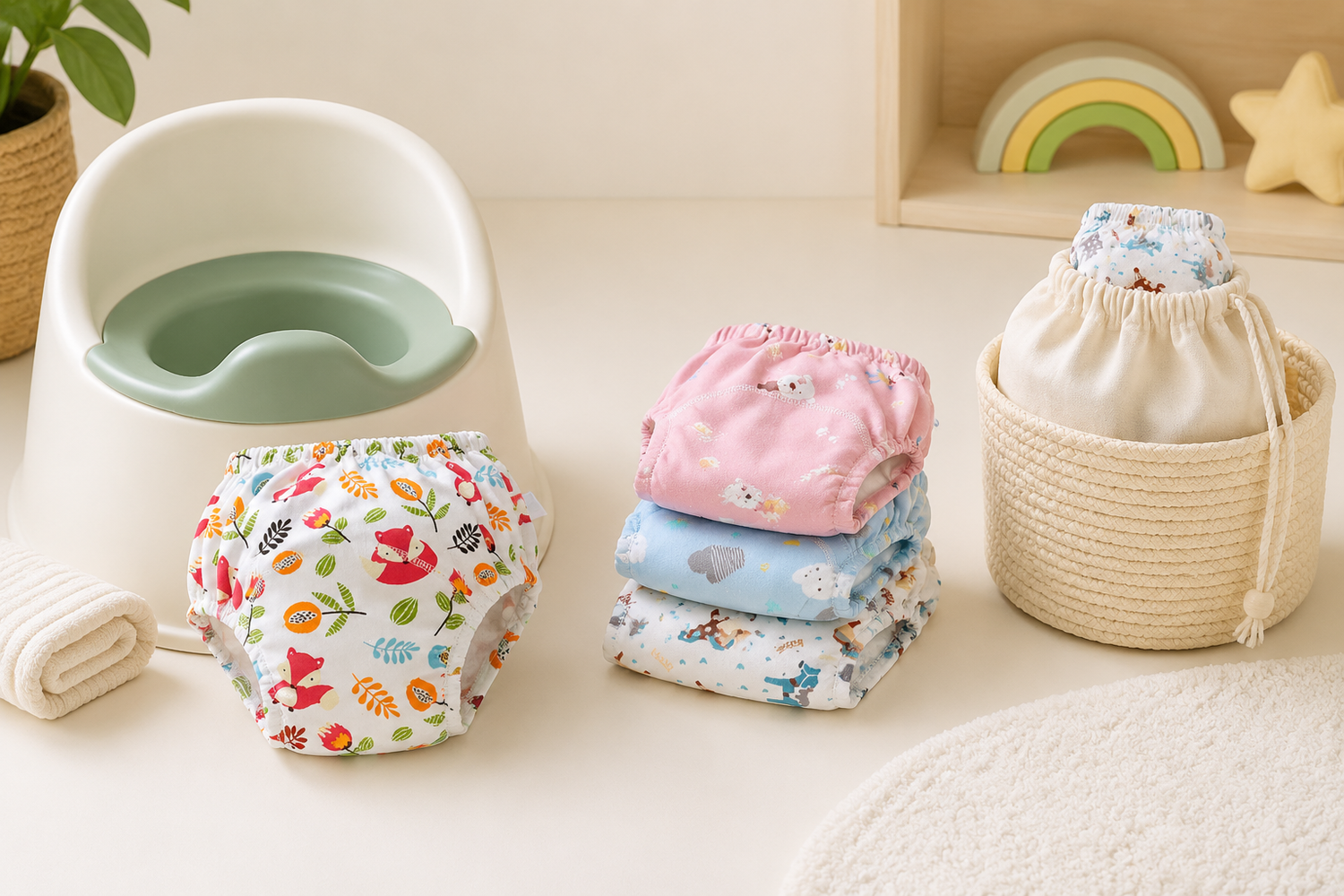 Simple reusable potty training routine