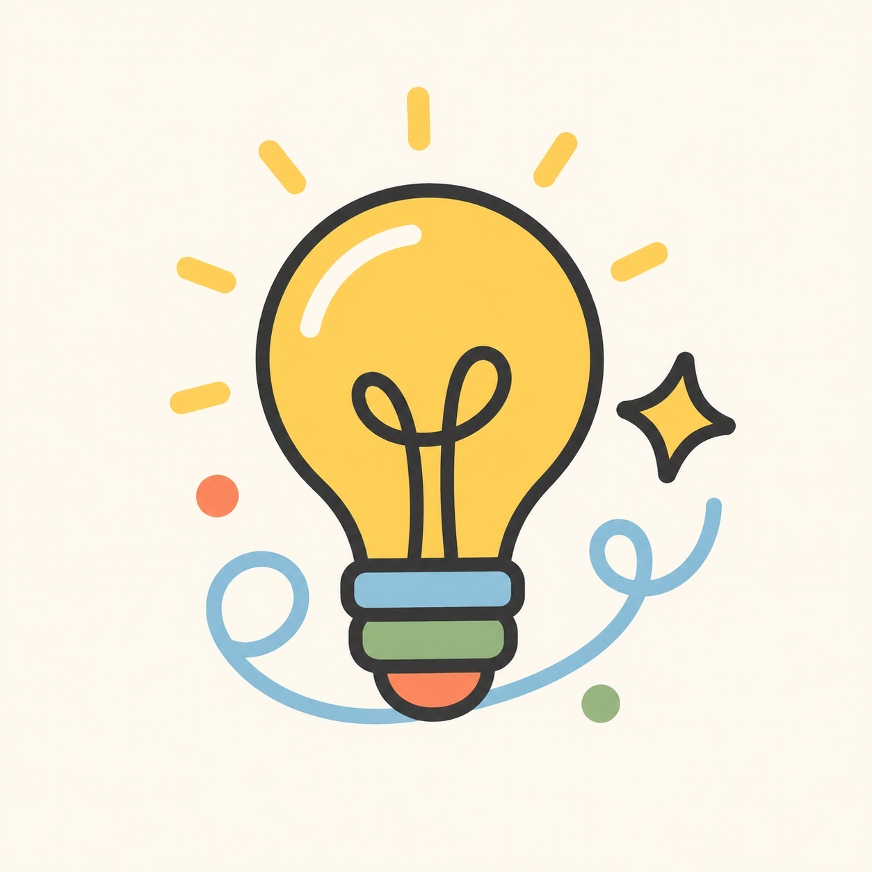 Creative Thinking learning skill icon for Toyella Magnetic Creative Board