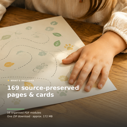 Toyella Screen-Free Starter Pack — 169 pages and cards