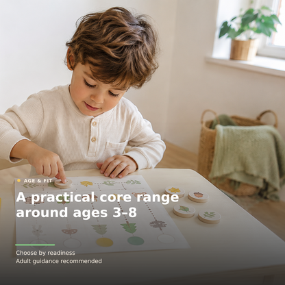 Toyella Screen-Free Starter Pack — age and readiness guidance