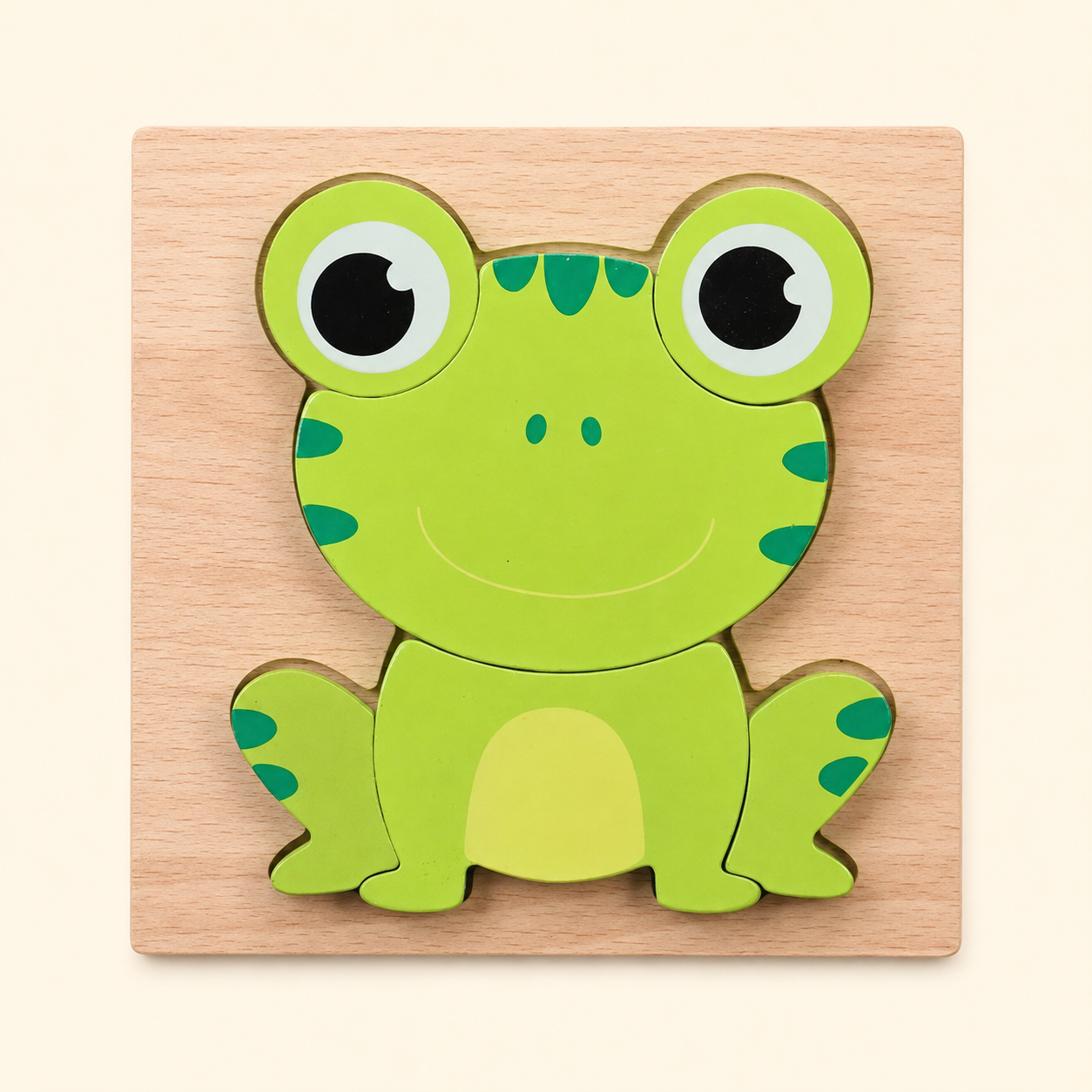 Toyella My First Wooden Puzzle - Design 29 - cream background