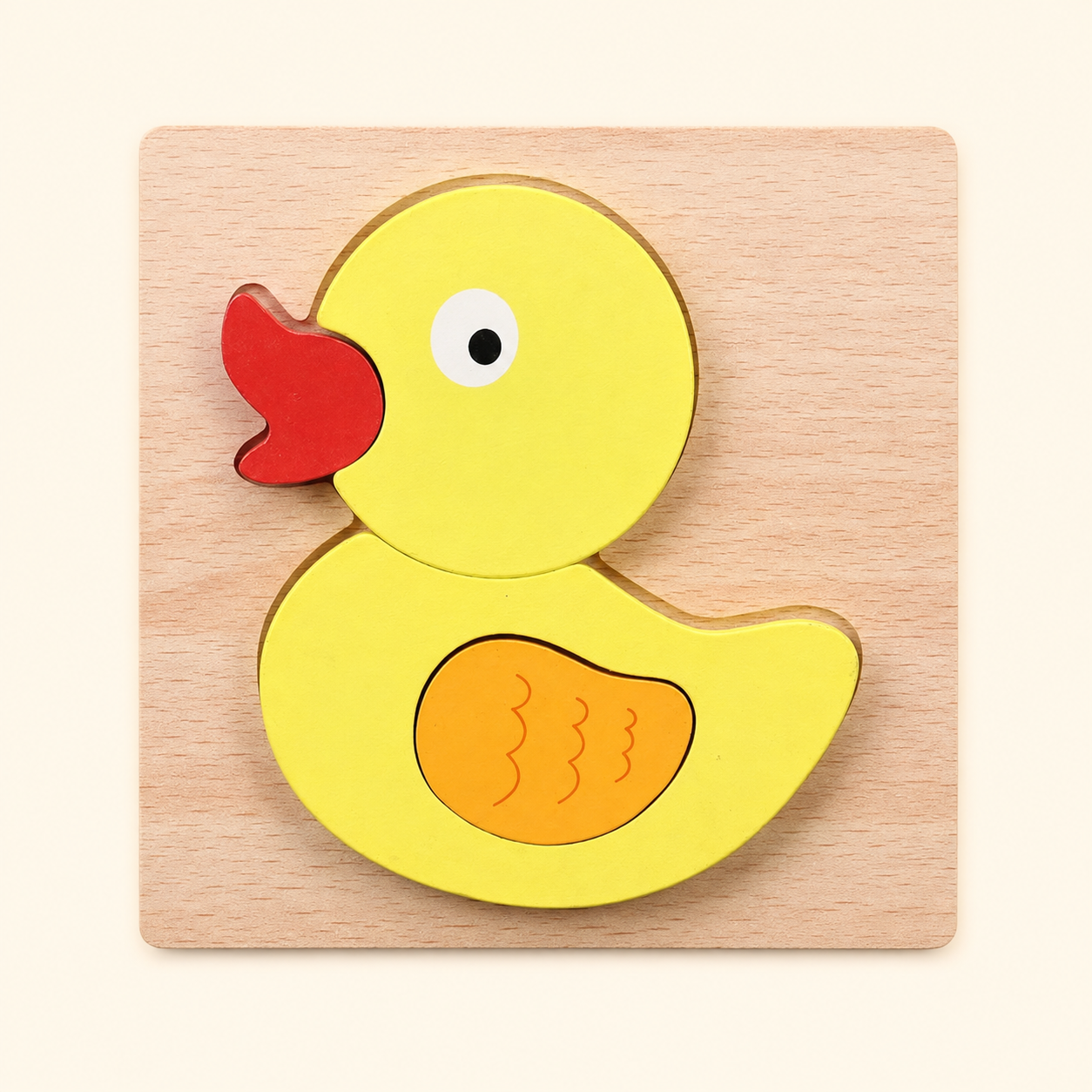 Toyella My First Wooden Puzzle - Design 32 - cream background